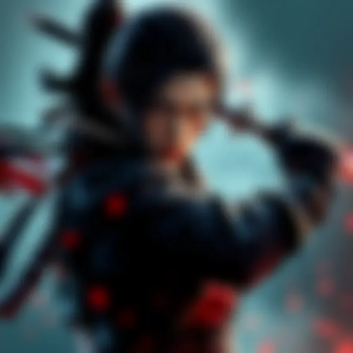 Lo Wang, the main character, holding a katana with a determined look in a battle scene from Shadow Warrior 2013.