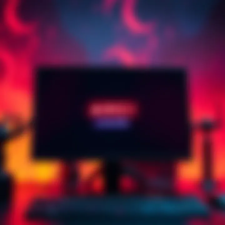 A computer screen displaying a loading animation while trying to access ARC, indicating a loading error.