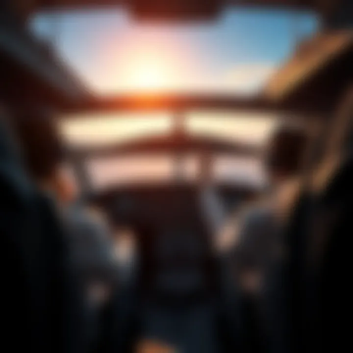 A virtual cockpit scene showing a pilot trying to load passengers in Microsoft Flight Simulator VR.