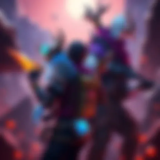 A character with Thunder Thora and Ice King ready to battle against gunslinger husks in a Twine Peaks mission.