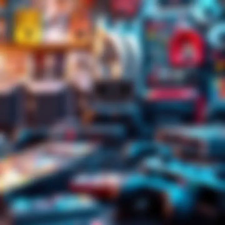 A collection of video games and accessories from a $30 haul at a game shop.