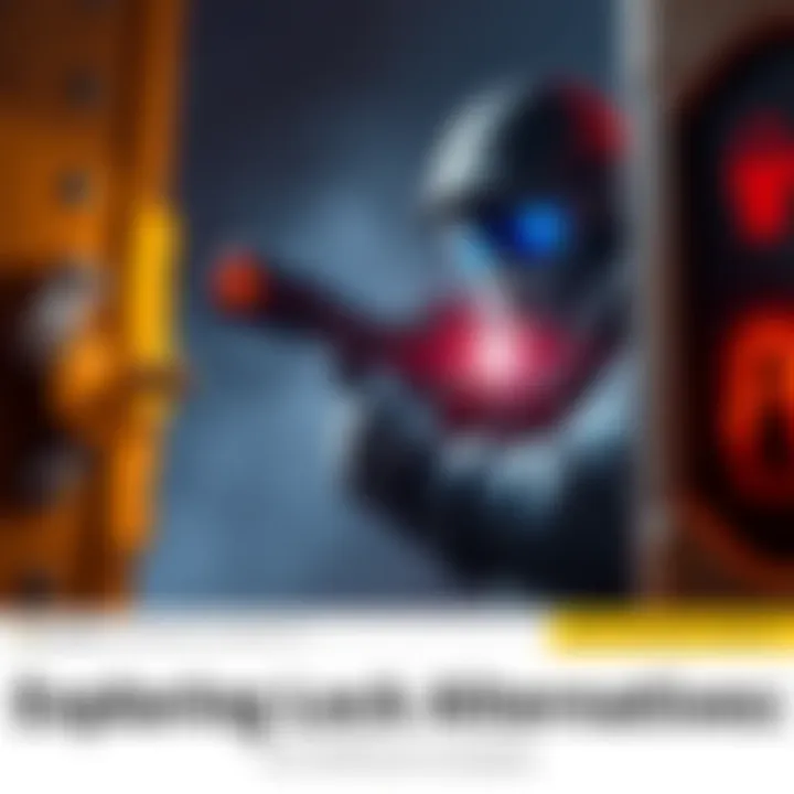 Lock Alternative Gameplay A character in a video game shooting a lock instead of using a lockpick, depicting creative gameplay strategies.