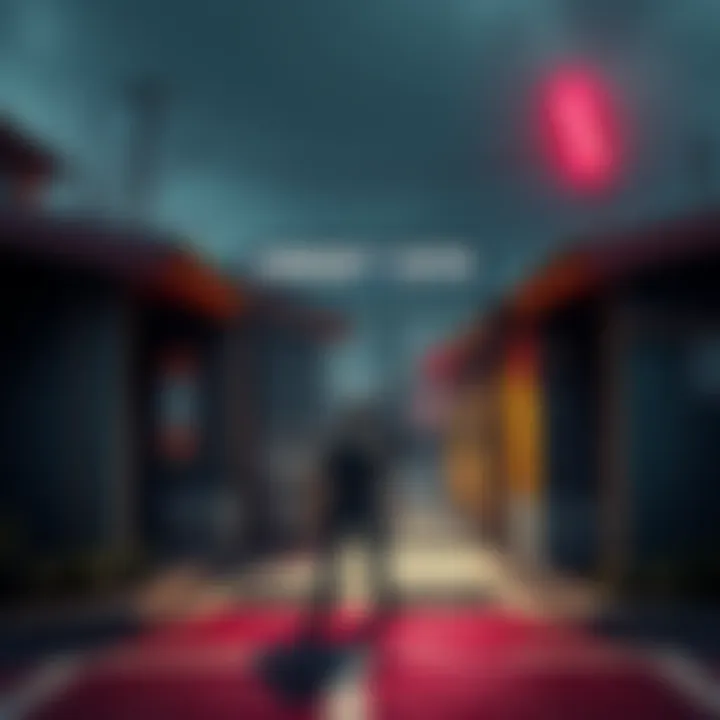 A player stands frustrated in front of a locked gate at the Community Centre, looking for a way to upgrade their radio.