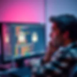Individual looking stressed at a computer with a locked login screen