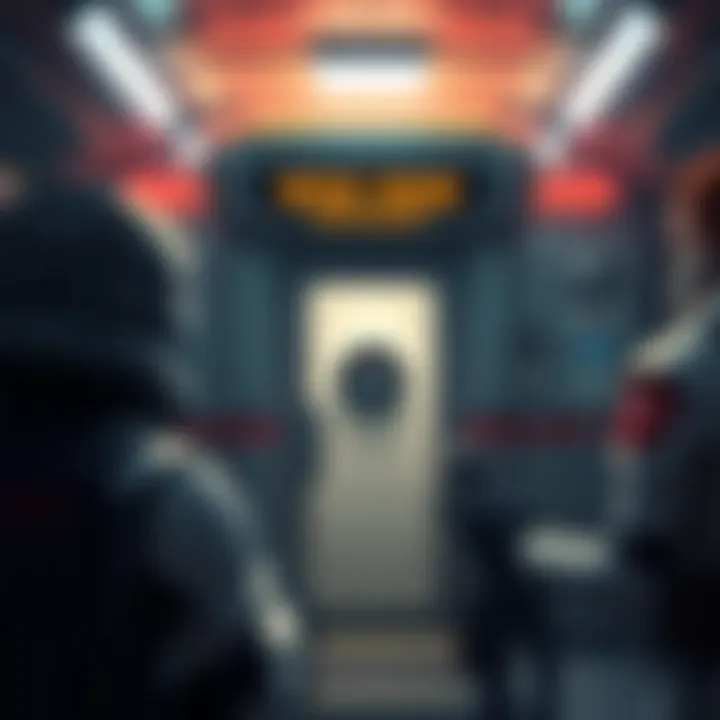 A locked medic droid dispensary in a game setting with players looking frustrated while trying to access it.