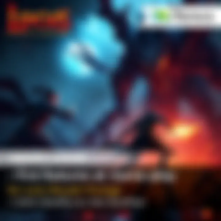 A character in Locus - Demonic Breath Prestige battles a fierce enemy in a dark, mystical environment with new features visible.