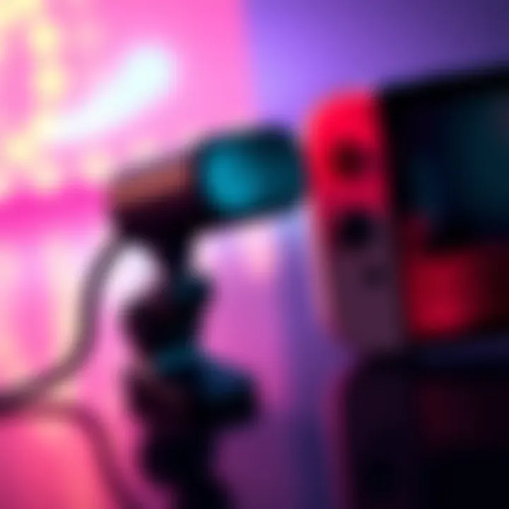Logitech StreamCam connected to Nintendo Switch 2, showing camera functionality