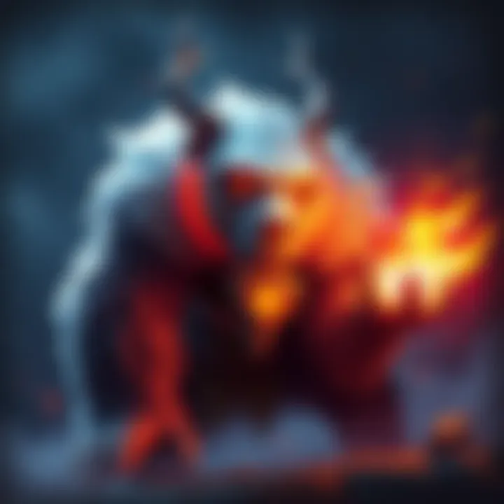 Lone Druid's Spirit Bear in Dota 2 Lone Druid's Spirit Bear with inventory displayed in the PGL Twitch extension for Dota 2.