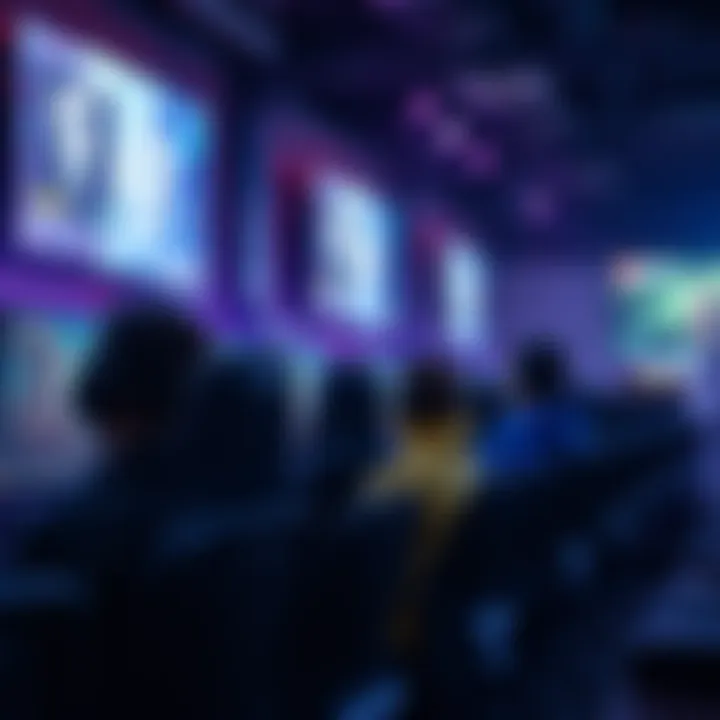 A group of gamers waiting in front of their screens, showing frustration and impatience due to long queue times in ranked gaming.