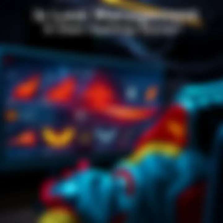 A player managing inventory with various items displayed on the screen while playing a video game.