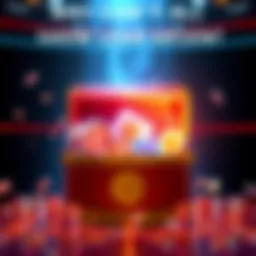 A colorful lootbox that opens to show various game items inside, highlighting the demand for item transparency in video games.