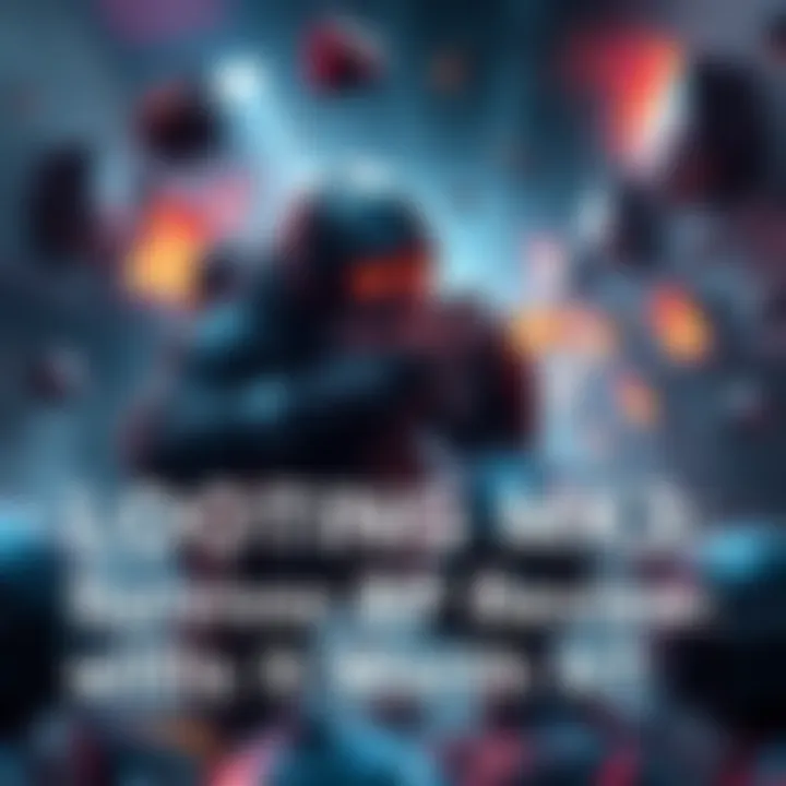 Player engaging in a raid using the Looting MK3 Survivor BP, showing items collected and progression level