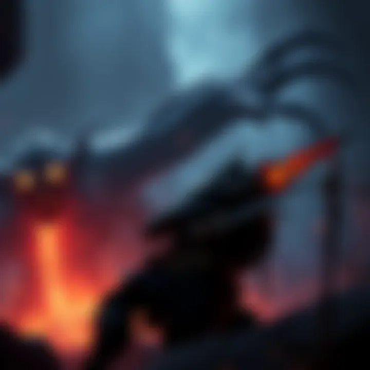 A player character from Lords of the Fallen battling a monster in a dark, fantasy setting with armor and weapons.