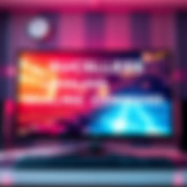 A computer screen displaying a gaming setup with lossless scaling command in action, enhancing graphics and resolution.