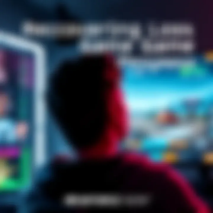 User staring at a screen showing a game with missing saved progress, looking concerned