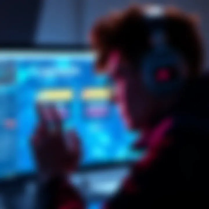 Lost Primal Class Title A player looking at a computer screen, showing a game interface with missing title notifications.