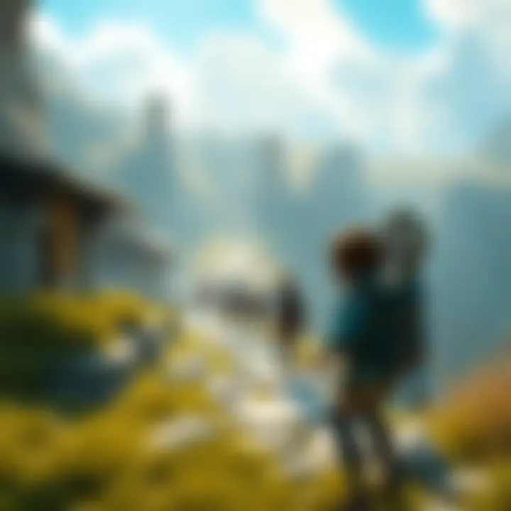 A player exploring the vibrant setting of Lost Tales of Greece, interacting with characters during side quests.