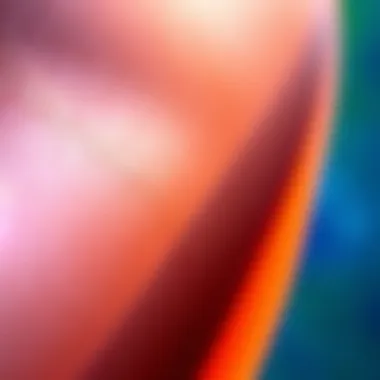 Lovely skin texture on a vibrant background Close-up of a smooth, radiant skin texture that many appreciate, set against a colorful background to evoke nostalgia.