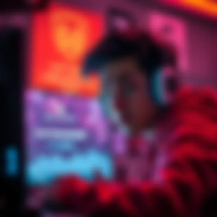 A player looking puzzled while checking a gaming screen displaying a low communication score.