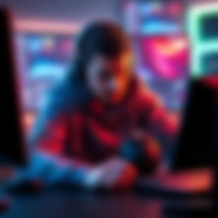 A gamer frustrated with low frame rates on a computer screen showing performance issues with the RTX 4070 Super graphics card.