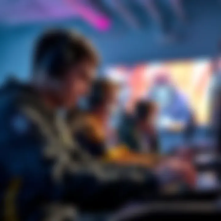 A group of players in Bronze, Silver, and Gold ranks engaging in a gaming session, showing a mix of casual and competitive attitudes.