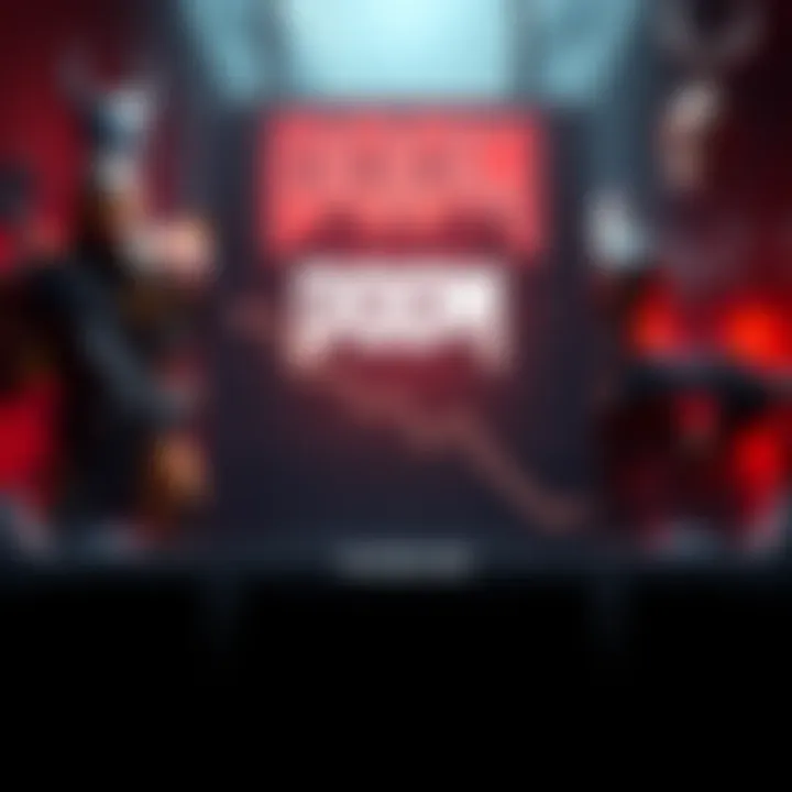 Low Sales of Doom: The Dark Ages A graphic showing a downward sales graph for Doom: The Dark Ages with game characters in the background