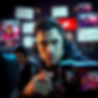 Twitch streamer LowTierGod speaking to a camera, looking serious, with social media reactions displayed around him, highlighting discussions on parenting.
