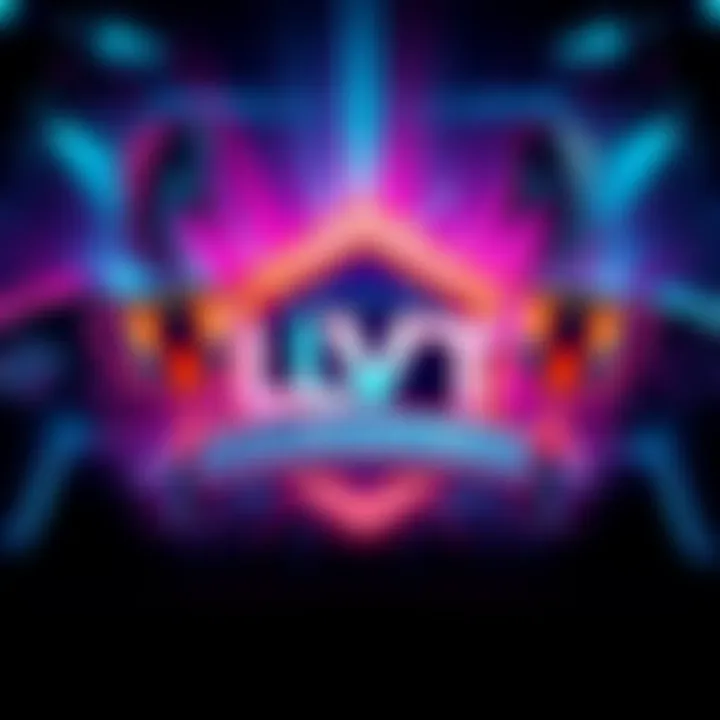 A vibrant graphic featuring the Lucid x LVT Tournament logo alongside gaming elements like controllers and trophies