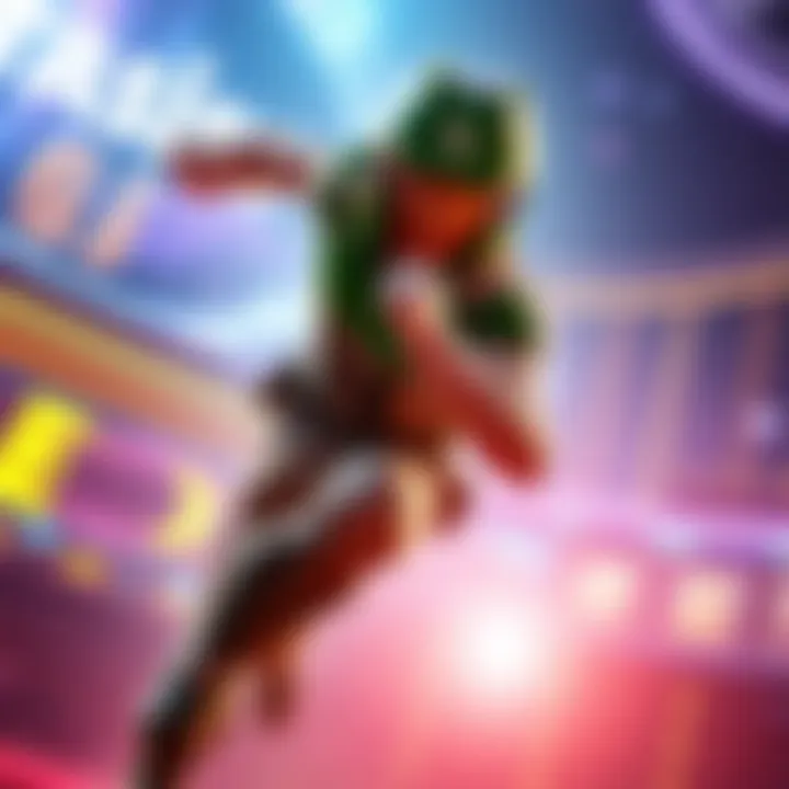 Lucio competes energetically in the Champion Lobby, showcasing his impressive skills and captivating the crowd.