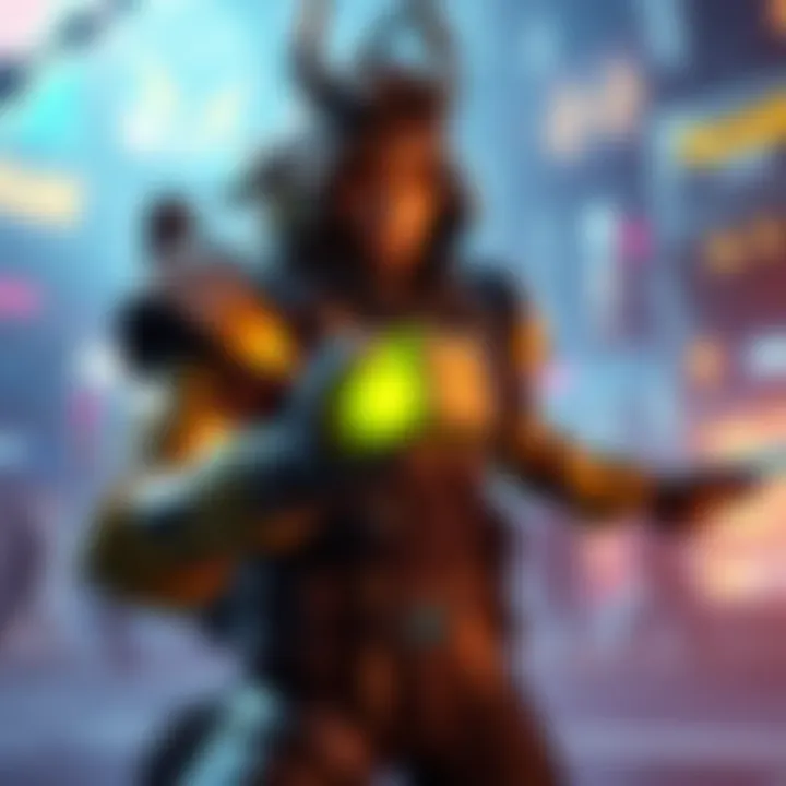 A character resembling Lucio in an action-packed gaming environment, showcasing strategies to counter him.