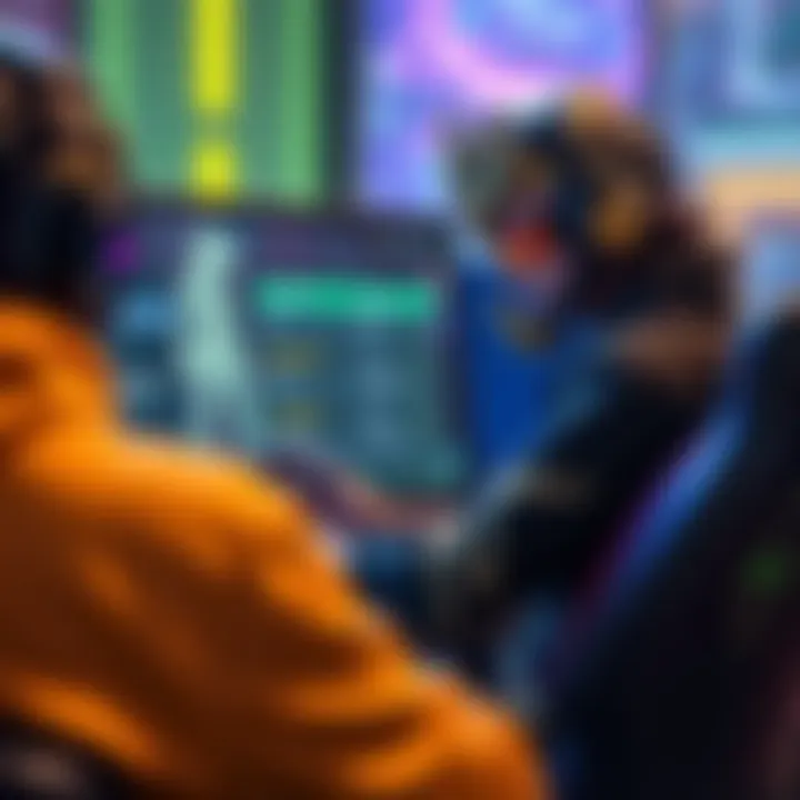 A gamer plays Lucio on a PC, showing game settings on the screen with key binds visible