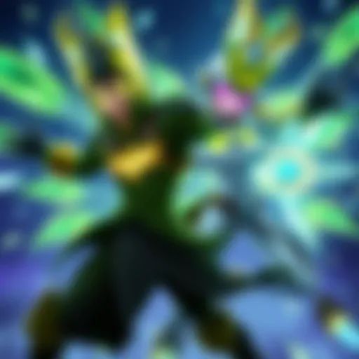 Lucio using his ultimate ability Beat while Zenyatta activates Trance, showcasing their support roles in a gaming scene.