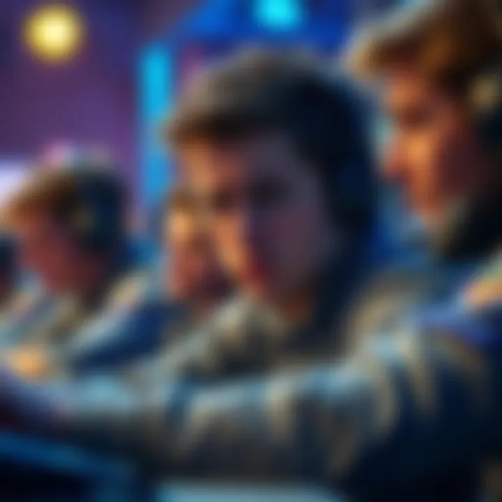 Ludwig looking frustrated while playing CS with teammates during the AT&T Roomie Rumble tournament