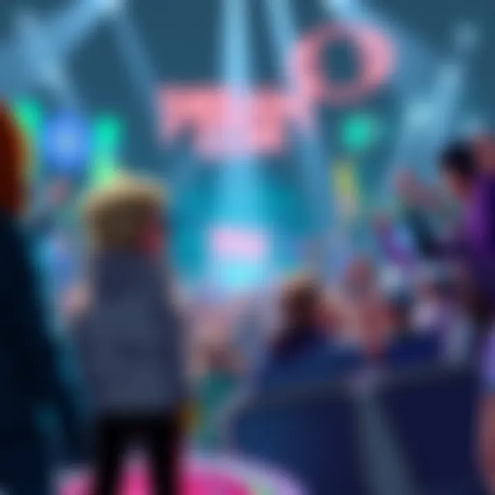 Ludwig stands to the side while Cinna takes center stage at Dream Con 2025, surrounded by fans and excitement.