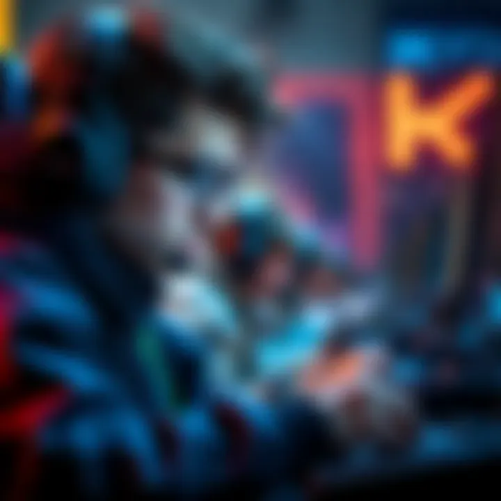 Ludwig focused on his gameplay in CS2, showcasing his concentration and skill during a match.