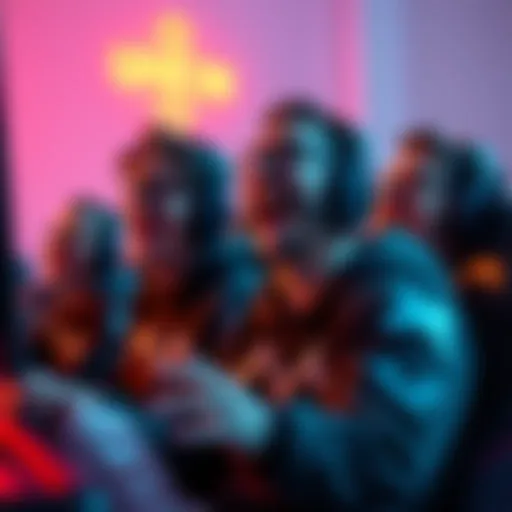 Luminon Gaming players react with laughter during a live stream after Taylor Made's players abruptly quit the game.