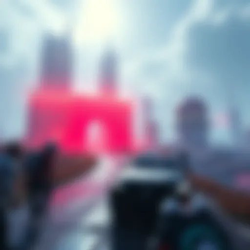 A screenshot showing the new Luna mod in action, highlighting fun features but with noticeable visibility issues that affect gameplay
