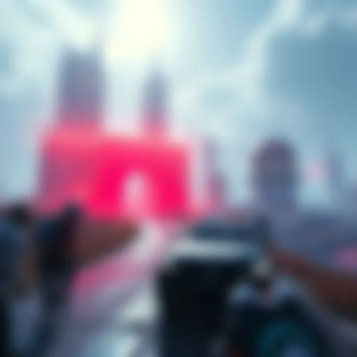 A screenshot showing the new Luna mod in action, highlighting fun features but with noticeable visibility issues that affect gameplay