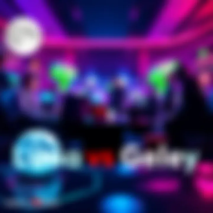 Players comparing Luna and Gley in a gaming setting, discussing advantages and strategies