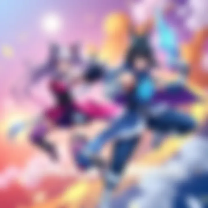 Two new characters, Luna and Yujin, appearing in dynamic poses with vibrant backgrounds, symbolizing competition and excitement in character launches.