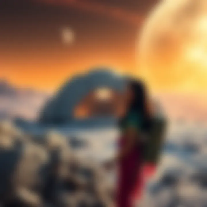 Aditi Amani exploring an abandoned luxury hotel on the moon, facing eerie experiments and challenges.