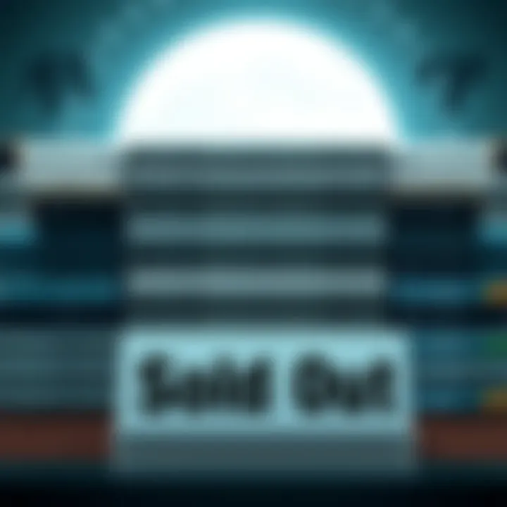 A collection of Lunar Remastered game cases stacked together, with a sign that reads 'Sold Out' in front.