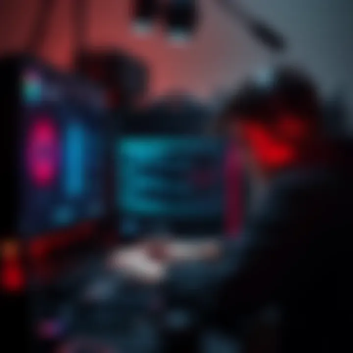 M.2 Drive Troubleshooting A gamer frustrated while checking their PC for M.2 drive recognition issues, looking at the BIOS screen with tools around them.