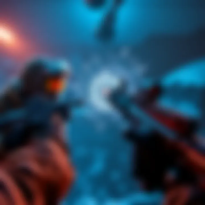 A player in a game showcasing the enhanced hit effect of the M4 Glacier weapon, with bright graphics and animated effects around the target.