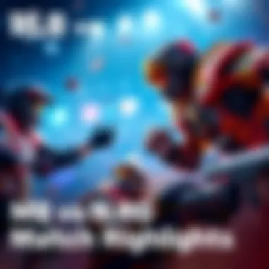 M8 vs. NRG Match Highlights Action-packed moment from the RLCS 2026 Boston Major Upper Quarterfinals showing teams M8 and NRG competing fiercely.