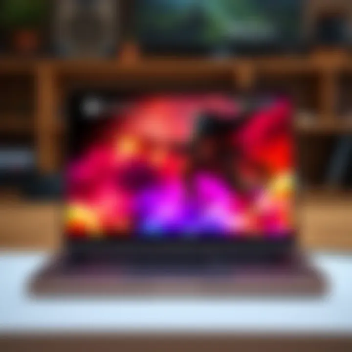Apple MacBook Air M4 with 32GB RAM displaying Dota 2 gameplay on medium settings