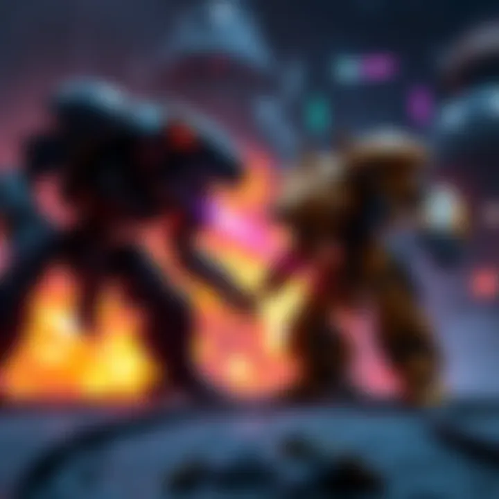 A scene showing machines like Thunderjaw pausing between attacks in a game environment, highlighting the difference in combat pacing between HFW and HZD.