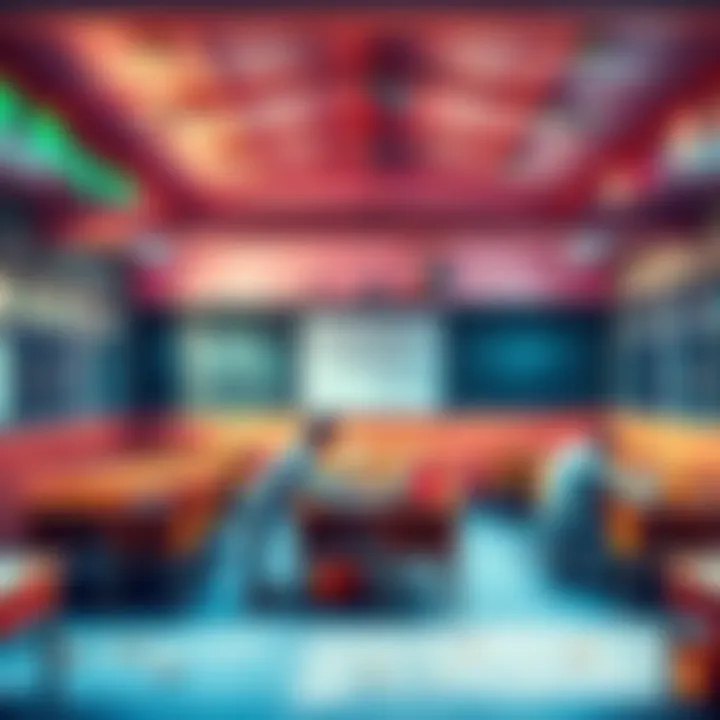 Madurai School Renovation A classroom in Madurai school showing renovation work with construction materials and workers