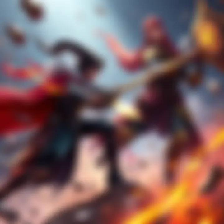 Mage and Hunter characters engaging in fast-paced combat, showcasing early game strategies with fewer board clears