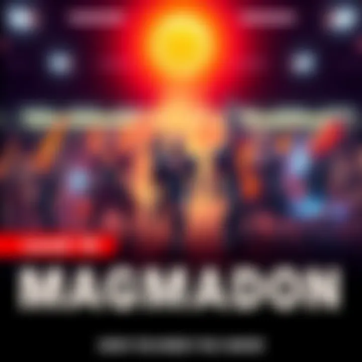 Magmadron Weapons Display A showcase of Level 10 Magmadron weapons with fiery designs and glowing features, highlighting their power and uniqueness.